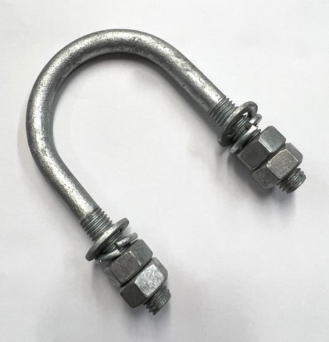 2/UB/020 (8.8 ASSEMBLED) - M12 Galvanised U Bolt (PIPE SIZE 42.4mm)