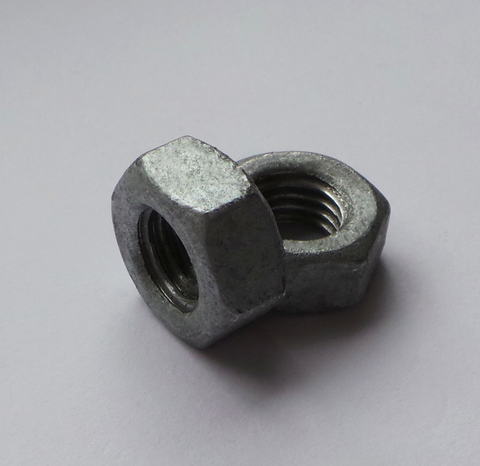 M16 Hot Spun Galvanised Steel Hex Nut (20)